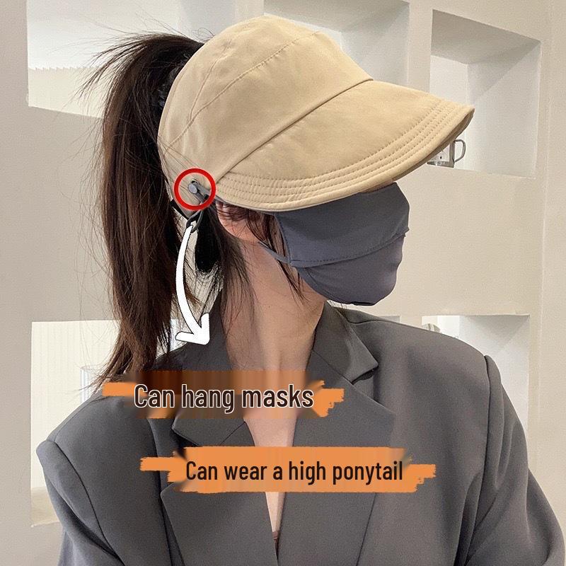 

Летняя шляпа-хвост: Универсальная быстросохнущая кепка с козырьком