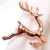1pc-Restaurant Wedding Party Dinner Table De Christmas Elk Deer Napkin Rings Gold Alloy Napkin Buckle Napkin Ring Holder Hotel