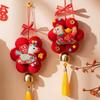 Year Of Horse Hanging Ornament With Tassel Chinese New Year 2026 Door Hanging Ornaments Spring Festival Party Pendant