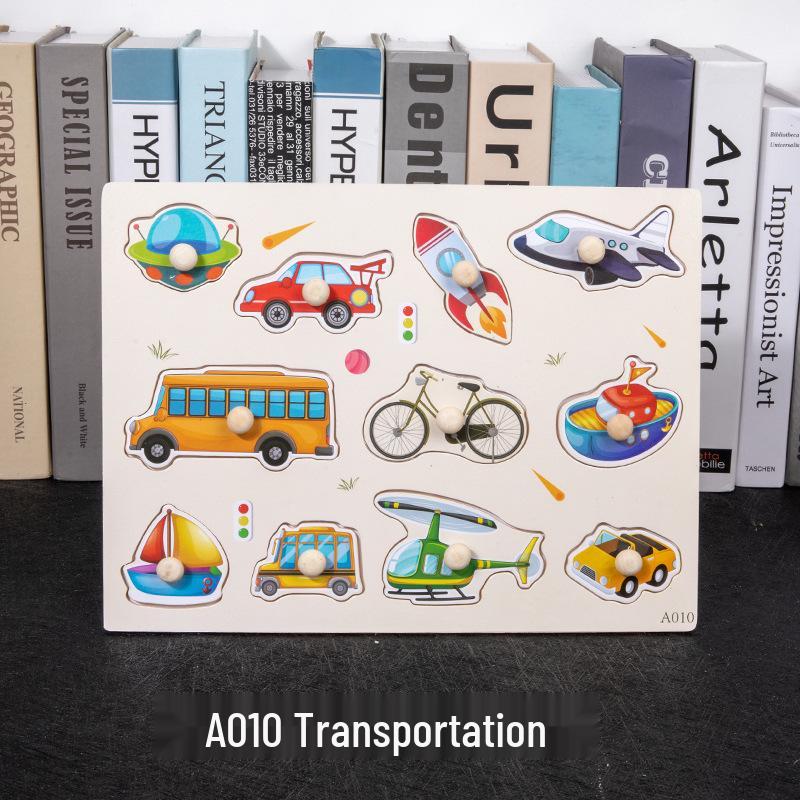 

Многоцветный деревянный пазл с грибочками-гвоздиками для малышей, Монтессори развивающая игрушка для возраста 1-3 года