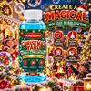 Christmas Bubble Concentrate, Holiday Atmosphere Formula for Bubble Machine, Outdoor Rich Festive Glow Fun for Kids Yard