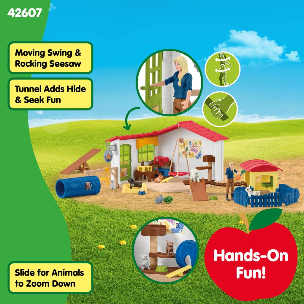 [Amazon.co.jp Exclusive] Schleich Farm World Pet Hotel 42607