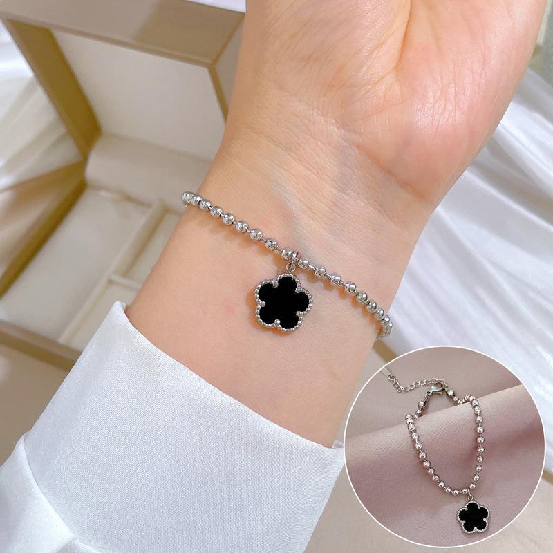 Furnace Real Gold Zircon Hip-Hop Bracelet Gold Fashion Temperament Korean Version Simple Luxury Niche