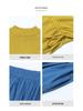 2026 Spring Yellow Knit Top & Blue Skirt Color Block Casual Women's Set