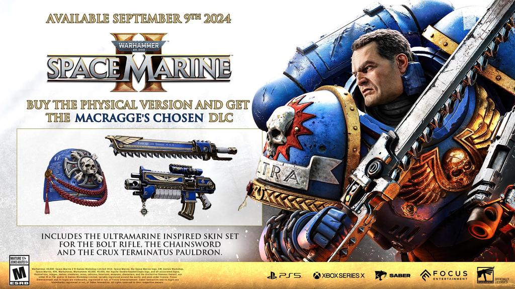Warhammer Space Marine 2 Północ PS5 40,000 (Import Ameryka) -