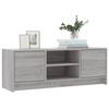 VidaXL Meuble TV sonoma gris 102x30x37,5 cm bois d'ingénierie 823259