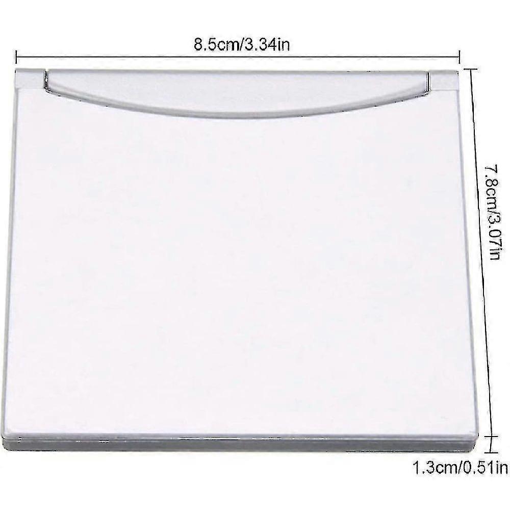 Folding Portable Desk Thermometer Calendar Alarm Clock - Digital Lcd Display Clock For Travel With Date Function