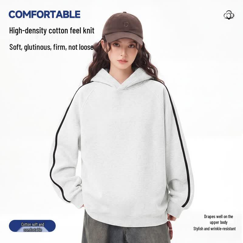 MINISO Men's 2026 Autumn Color-block Hooded Sweatshirt