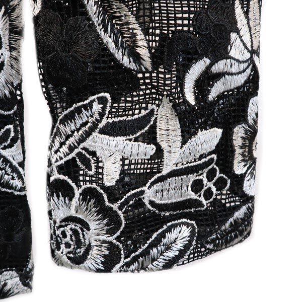 Unused NARACAMICIE Made In Italy Floral 7 Minutes Sleeve No Color Jacket Women Used