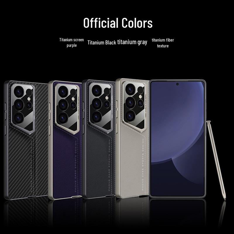 Samsung S25 Ultra Leather Protective Phone Case - Fashionable and Drop-Proof