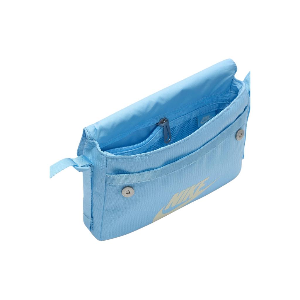 New Nike Polyester Messenger Bag Shoulder Bag Crossbody Bag Women's Water Bottle Blue With Coconut Milk CW9300-407