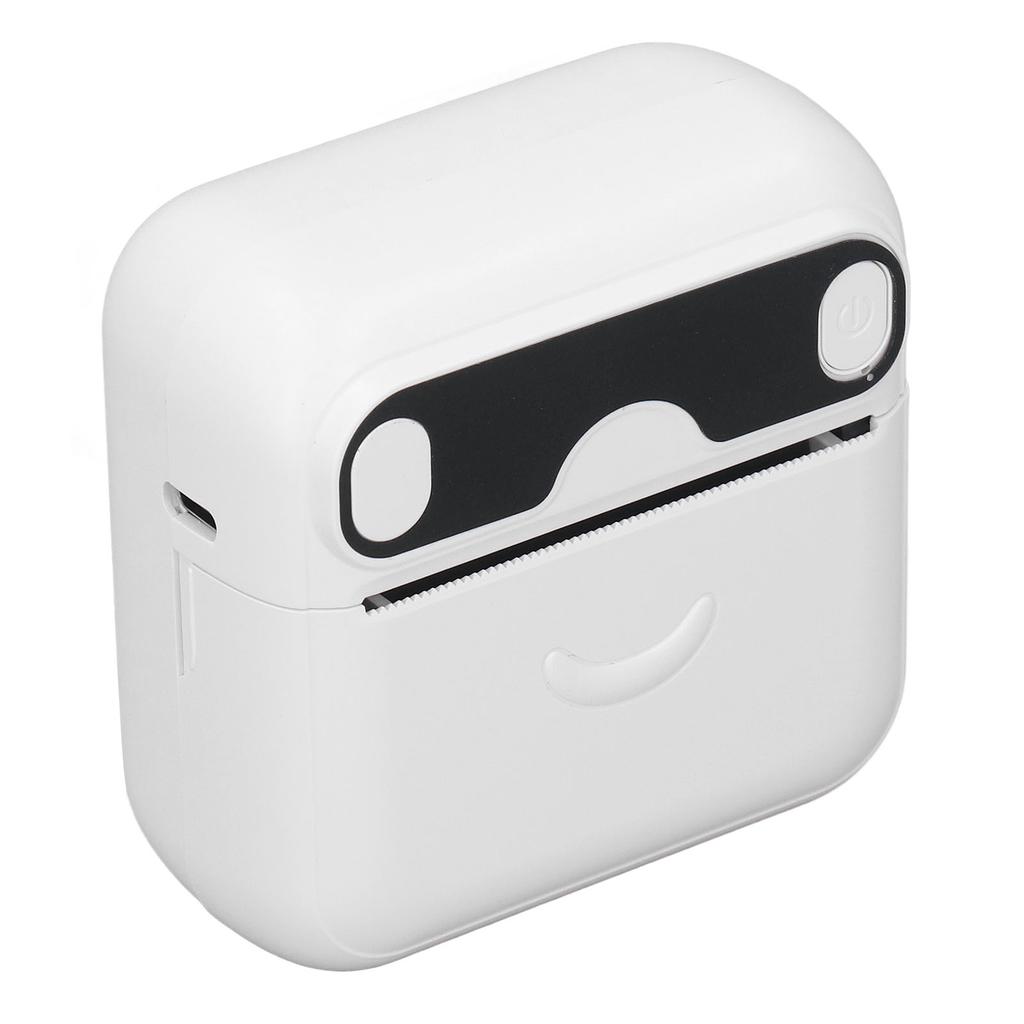 Mini Drukarka Połączenie Bluetooth Maszyna do Druku Bez Atramentu z Papierem na Błędne Pytania Notatki