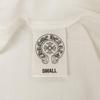 CHROME HEARTS White BS Flared V-Neck T-Shirt Tops Not Written whiteUsed