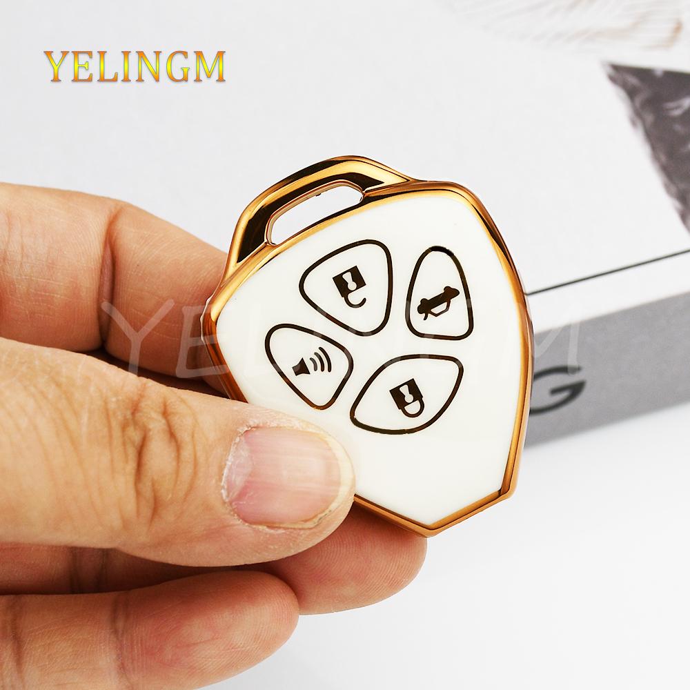 2/3/4Buttons Auto Key Shell For Toyota Corolla Vios Camry Yaris Rav4 Hilux Cruiser Fortuner Fob Holder Bag Car Key Case Cover