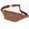 Neue Retro Crazy Horse Leder Rindsleder Herren Hüfttasche, Europäische und Amerikanische Trendige Echte Leder Brusttasche