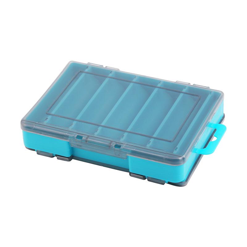 

Многофункциональная U-образная двухсторонняя коробка для аксессуаров для приманок синий