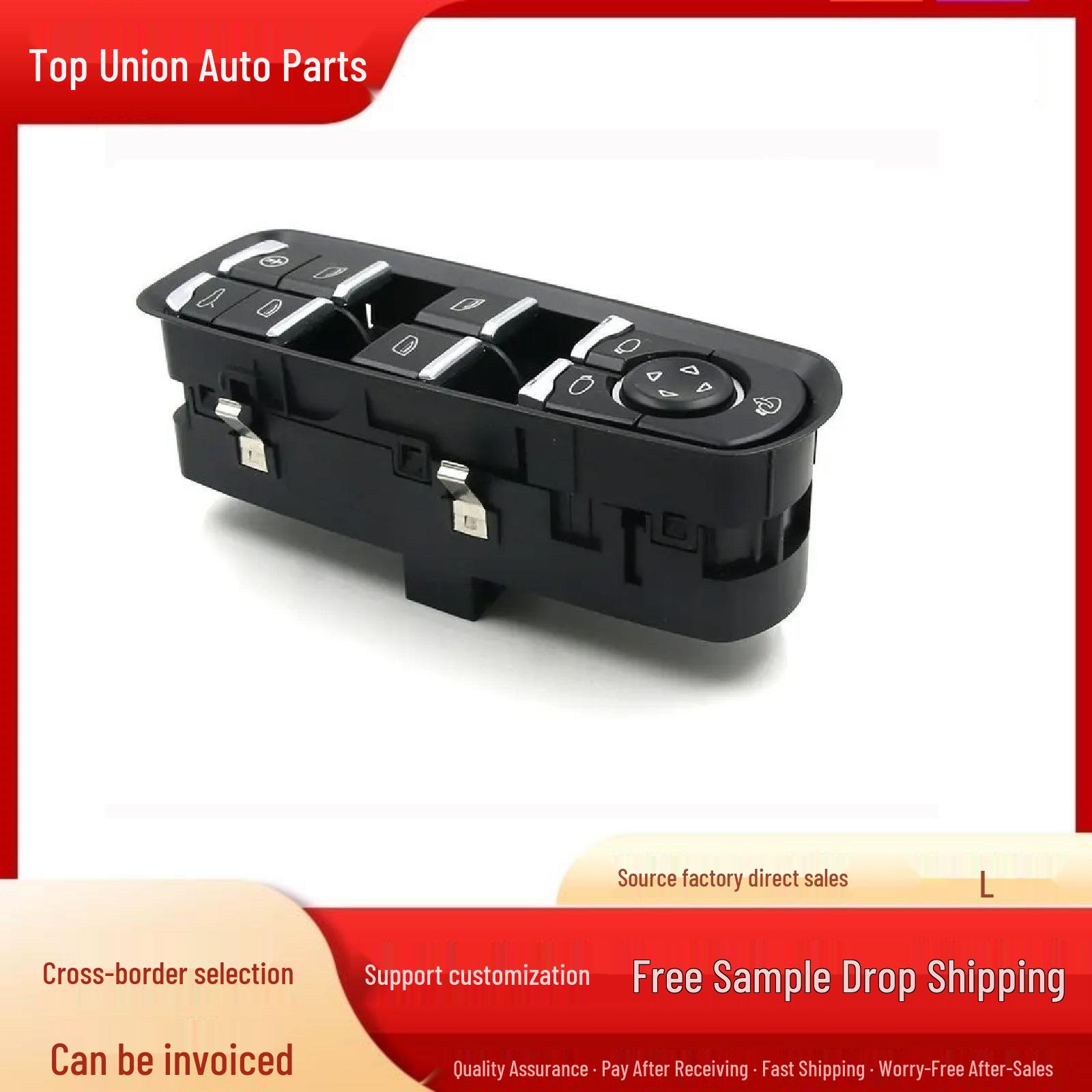 Electric Window Switch for Porsche Cayenne and Panamera Glass Lifter (7PP959858HDML) Manual
