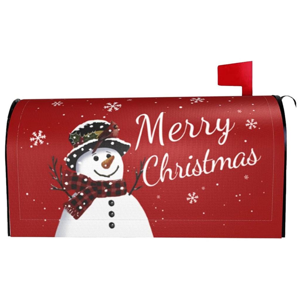 Xmas Mailbox Dust Cover Oversized Letter Case Protection Sleeve Anti-Scratch Christmas Letter Box Cases for Garden Ornament
