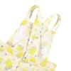 COLORFUL CANDY STYLE Back Cross Apron Water Repellent No Iron Mimosa Fleur 3 Piece Set Girls Cute Kids Apron Triangle Scarf Set Kids Apron Toddler