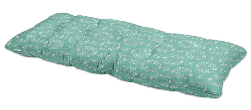 Vargottam Printed Outdoor  Bench  Cushion  Lounger Water Resistant Lounger  Bench  Seat Garden Furniture Patio Front Porch Decor and Outdoor