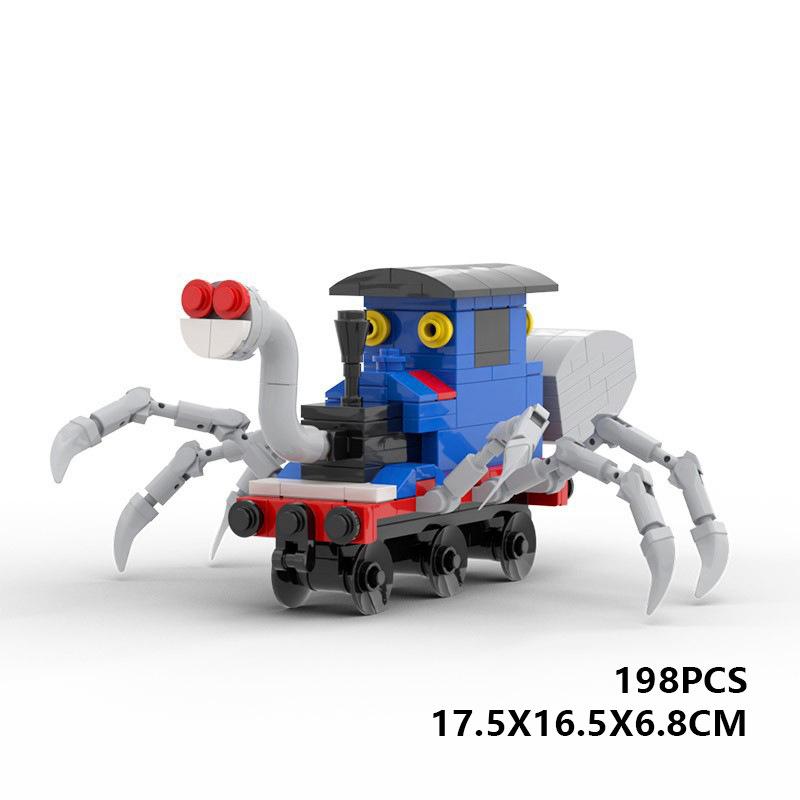 Horror Game Charles Building Blocks Monster Spider Train Animals and Demons MOC Model Brick Toy Children Adult Gift