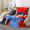 1PC Bakuman Print Flannel Blanket, High quality All Seasons, Home Decor, Warmth and Comfort, Perfect for Christmas Gifts