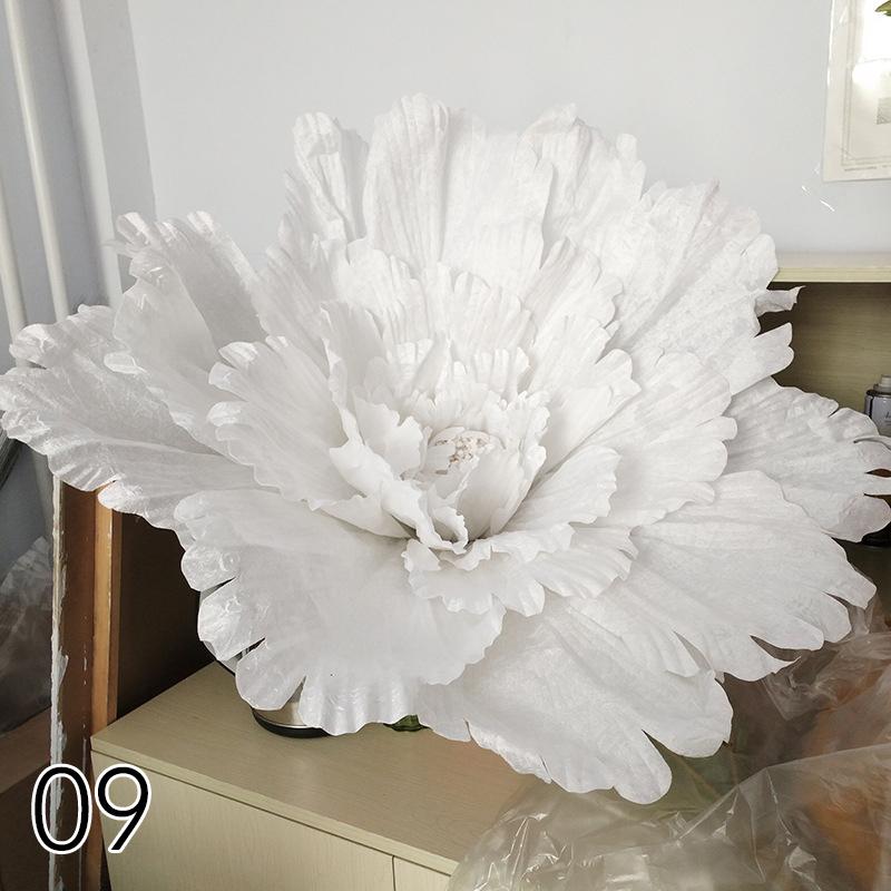 1 Pcs Artificial Large Peony Flower Wall Panels 30/40/50cm Silk Flower Head Wedding Backdrop Party Birthday Wall Hanging Decor
