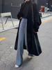 Women Faux Mink Long Cardigan Oversized Knit Coat Soft Plush Knee Length Duster Lounge Wrap
