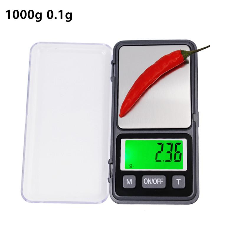 Mini Portable Jewelry Scale Precision LCD Electronic Digital Pocket Scale Gold Silver Diamond Weight Gram Weight Scales 50%Off