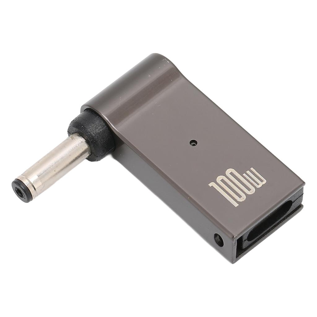 Type C Female to Male Adapter 100W 5A Aluminum Alloy PD Laptop Charging Adapter for Lenovo 4.0mm 1.35mm