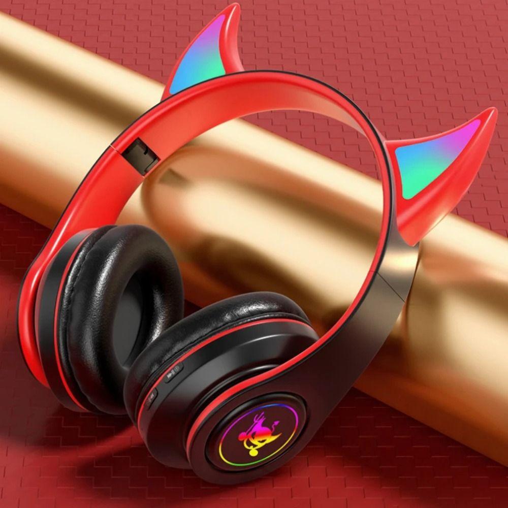 

Беспроводные наушники ABS Devil Wireless Devil Horns Over Ear Ears Kids