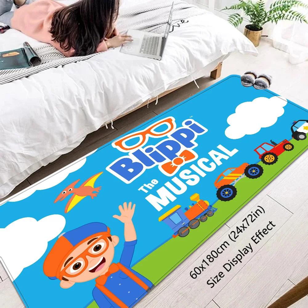 B-Blippiing Creative ABC Pattern Kitchen Mat Anti-Slip Doormat for Kids Room Bedroom Living Room Balcony Decoration