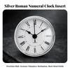 Clock Insert Compact Round Quartz for Minimalist Interiors