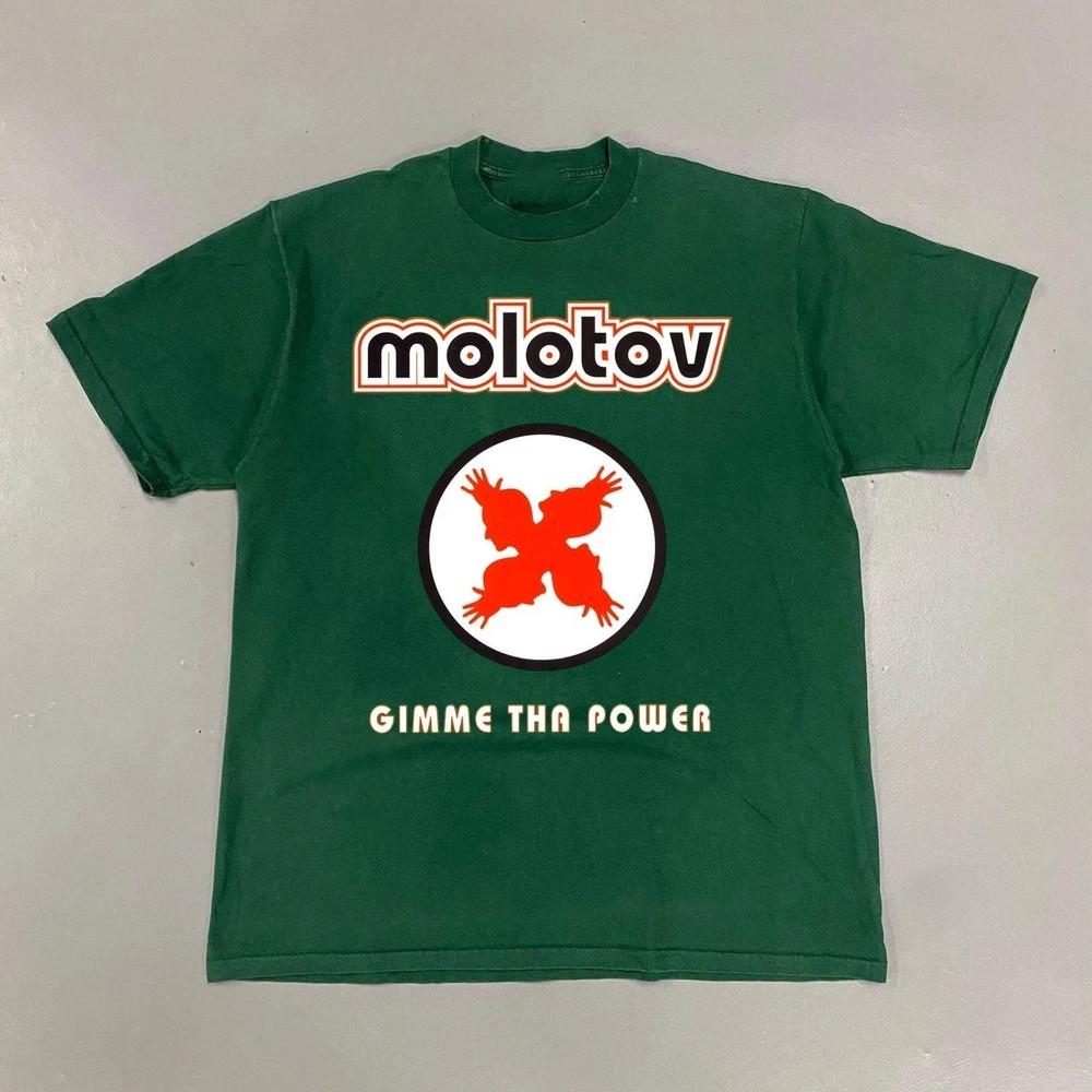 

Molotov Gimme tha power forest green Full Size S-5XL Unisex T-Shirt XXL