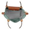 Longchamp Le Pliage Short Handle Zipper Snap Closure Canvas And Leather Tote Bag Small Women tote bag Pine-Green 1621089139