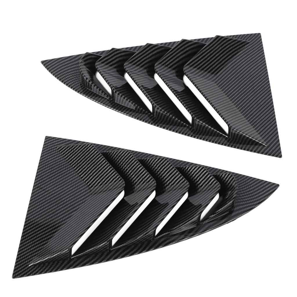 2Pcs Car Rear Window Shutter Cover Trim Stylish Look Window Louver Side Vent Trim Replacement for     2023 and Later