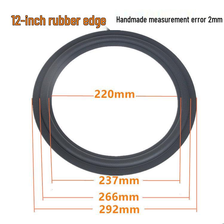 Speaker Surround Edge Repair Parts for 3, 4, 5, 6.5, 8, 10, and 12-inch Speakers