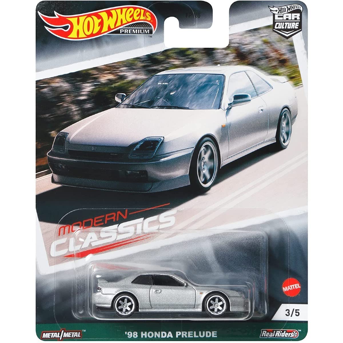 

Hot Wheels Car Culture Современная классика Honda Prelude GRJ91 98 серебряный