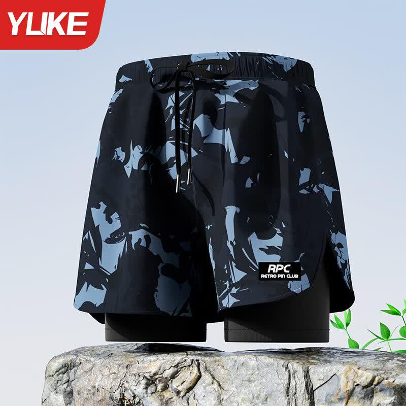 Yu Ke Men's Quick-Dry Swim Trunks