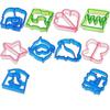 Cute DIY Sandwich Cookie Cutters Creative DIY Funny Shaped Bread Maker Cutting Tools for Kids Boys Girls