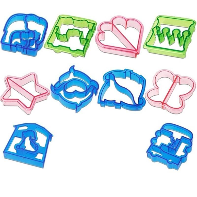 Cute DIY Sandwich Cookie Cutters Creative DIY Funny Shaped Bread Maker Cutting Tools for Kids Boys Girls