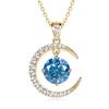 Sterling Silver Moissanite Necklace for Women High-end Design Pendant Niche Smart Clavicle Chain Female Fine Jewelry