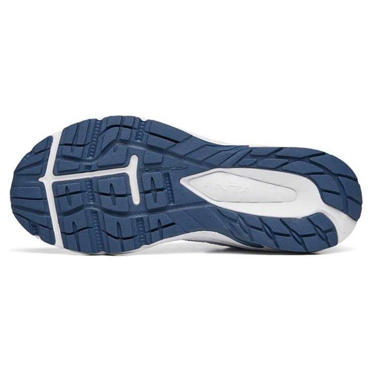 Anta AT952 Non-Slip Wear-Resistant Low-Top Sports Casual Shoes Women Sneakers White Silver Blue 922235597-2