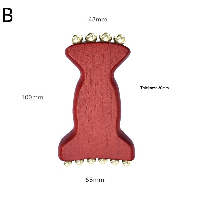 

Facial Meridian Massager Gua Sha Roller Bead Fascia Lifting Tool Lymphatic Drainage Massage Trigger Point Massage Metal Roller B