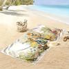 The Tale of Peter Rabbit Print Beach Towel, Large Soft Quick Dry Towel for Beach Camping Swimming