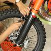 Front Fork Protector Shock Absorbers Guard Wrap Cover Fork Skin For CX125 Motorcycle Motocross Plastic Cover