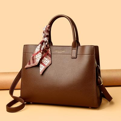 Einfache und modische Umhänge-Pendler-Tasche, Handtasche und Schultertasche mit großem Fassungsvermögen für Damen