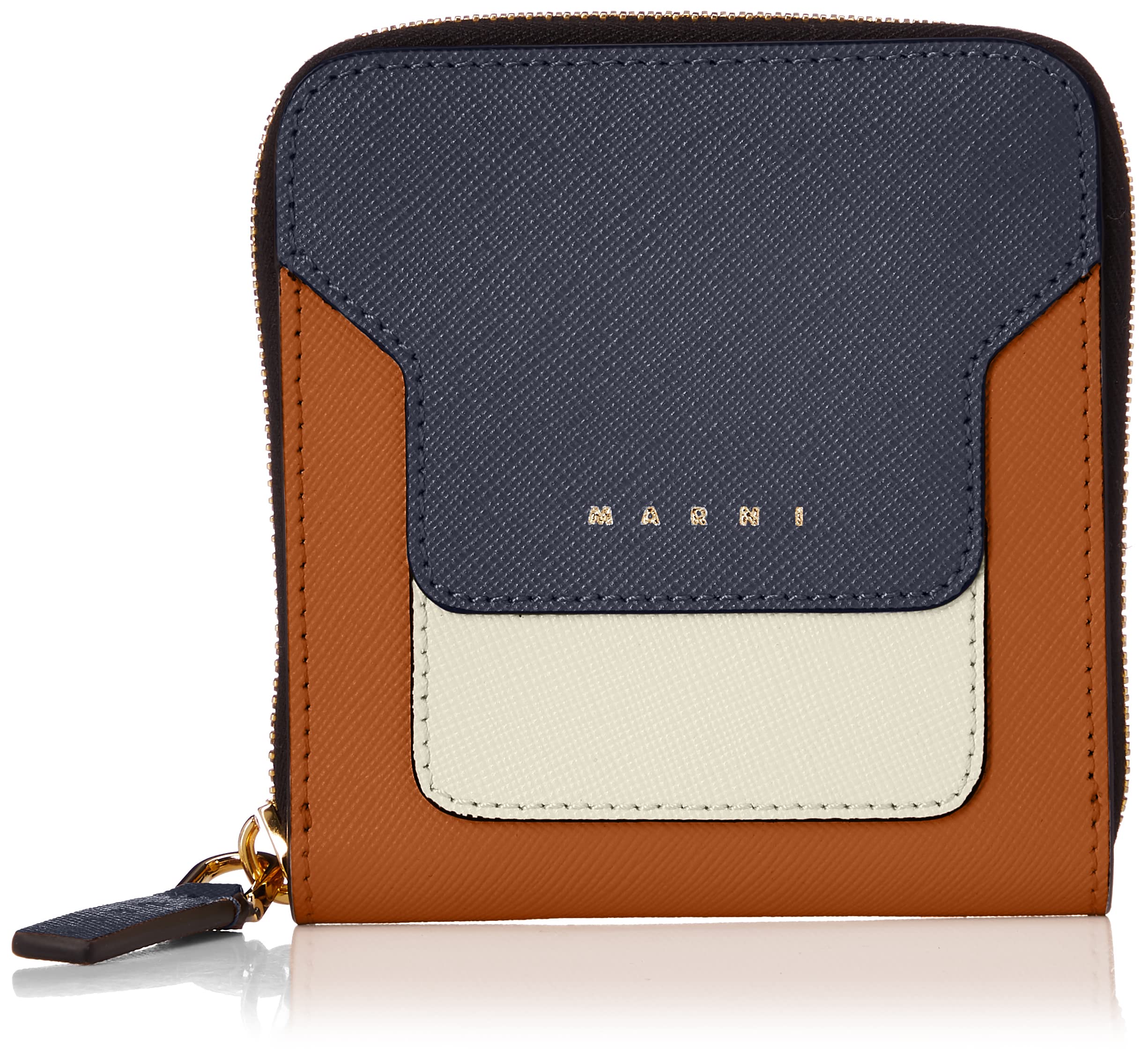 

Bifold Wallet PFMOQ09U09LV520 TRUNK Trunk [Marni] Women s BLUBLACK/SHELL/MOCA [Item]