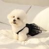Princess Style Pet Dresses Lace Detail Pet Vest Princess Dog Skirts  For Dogs