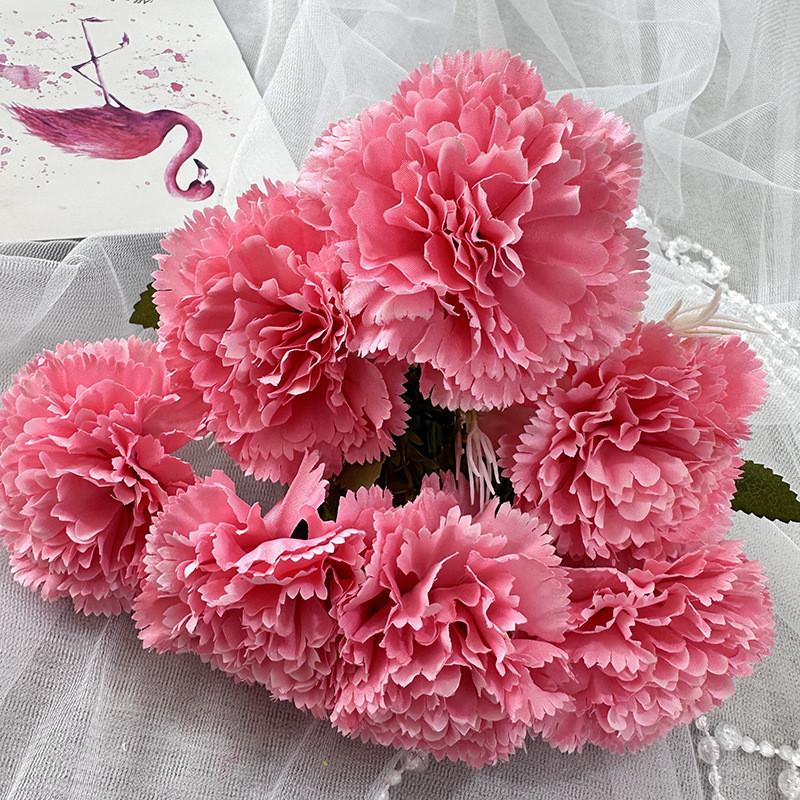 Artificial Carnation Floral Decor For Home Styling And Creative Projects